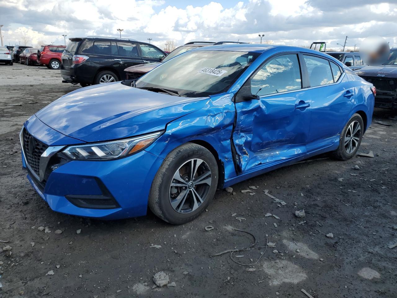 2022 Nissan Sentra Sv for Sale in Indianapolis, IN - Side