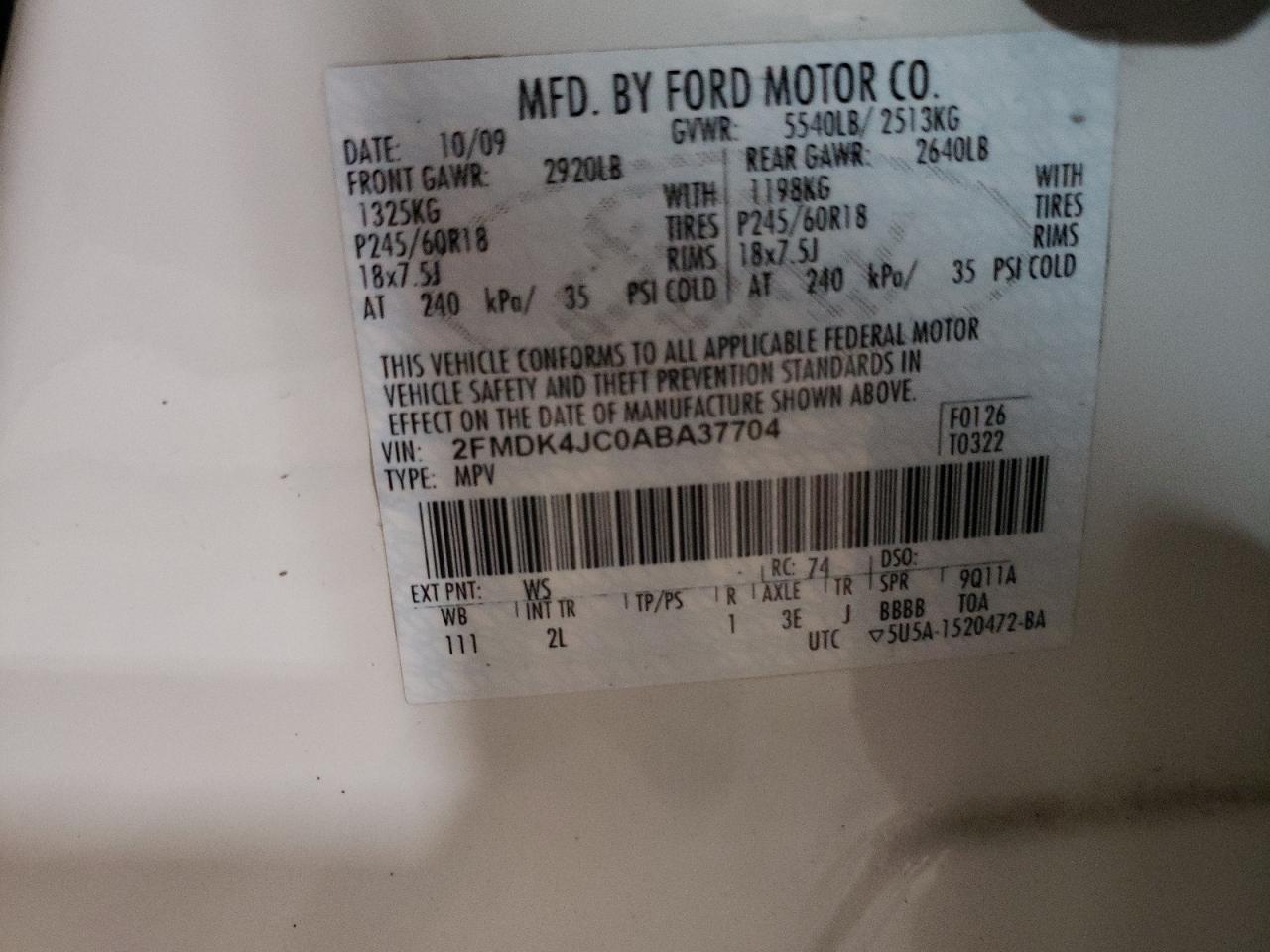 2010 Ford Edge - Image 13