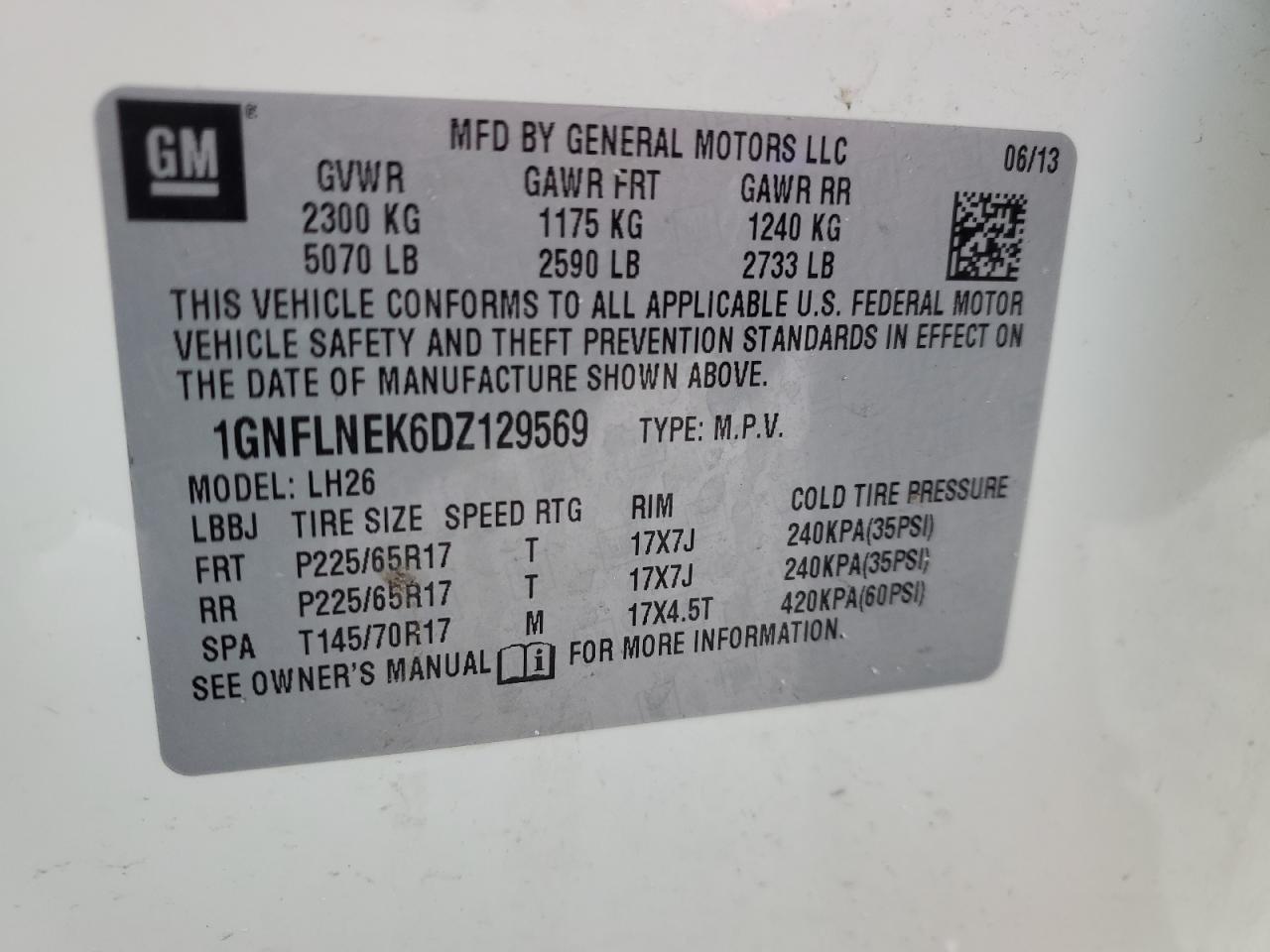 2013 Chevrolet Equinox - Image 14