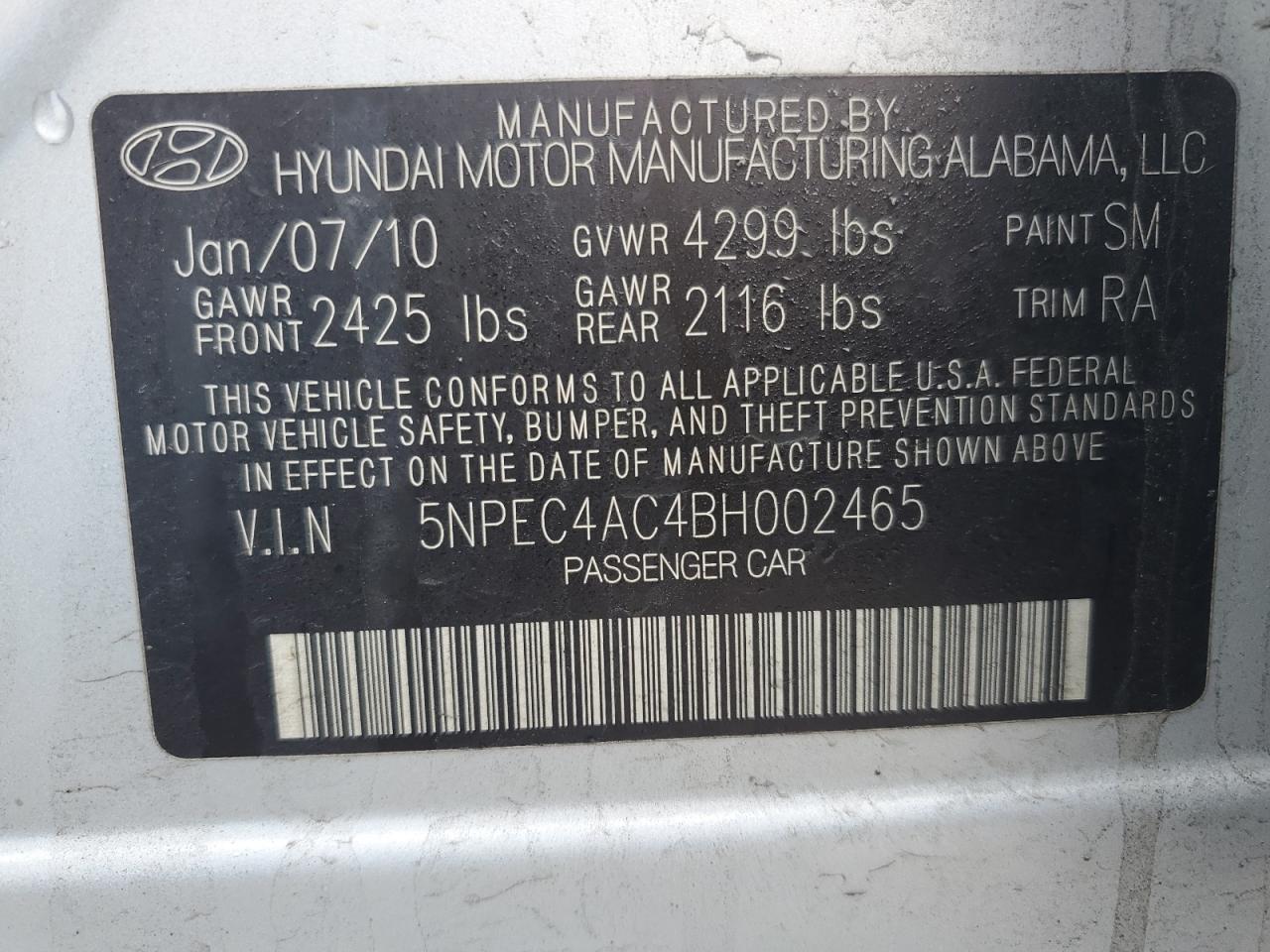 2011 Hyundai Sonata - Image 12