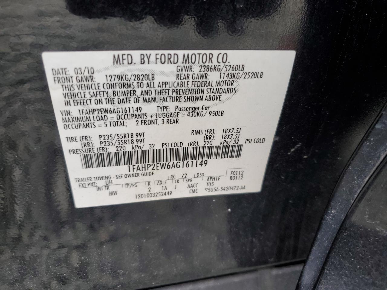 2010 Ford Taurus - Image 15