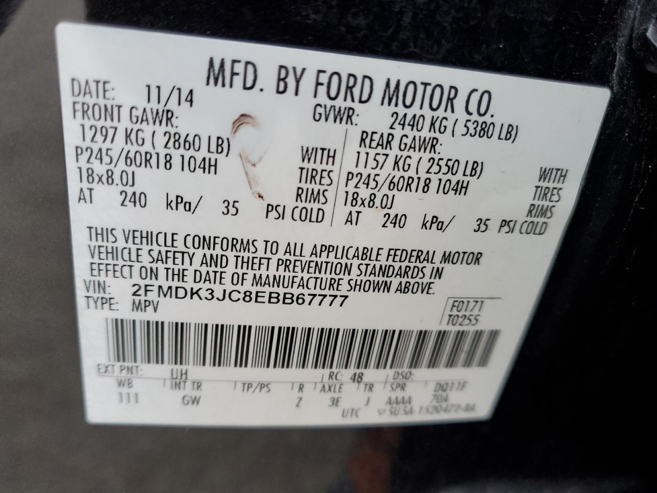 2014 Ford Edge - Image 13