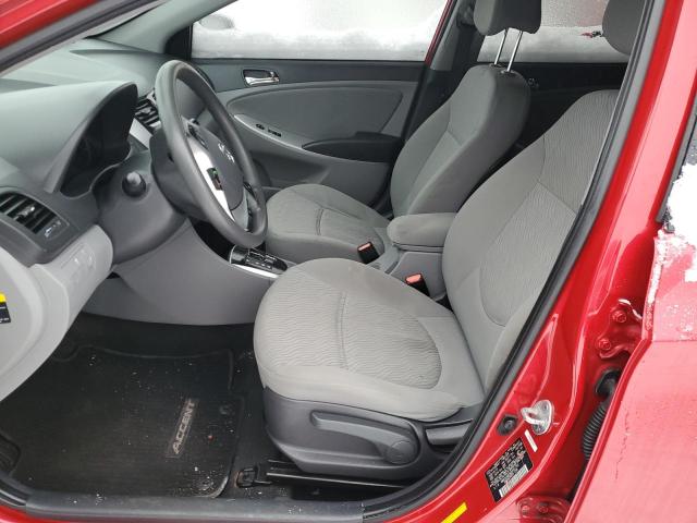  HYUNDAI ACCENT 2013 Red