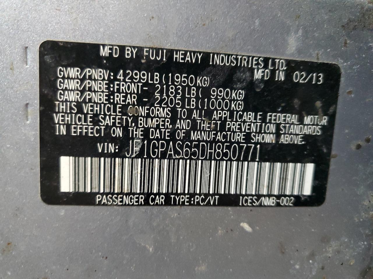 2013 Subaru Impreza - Image 14