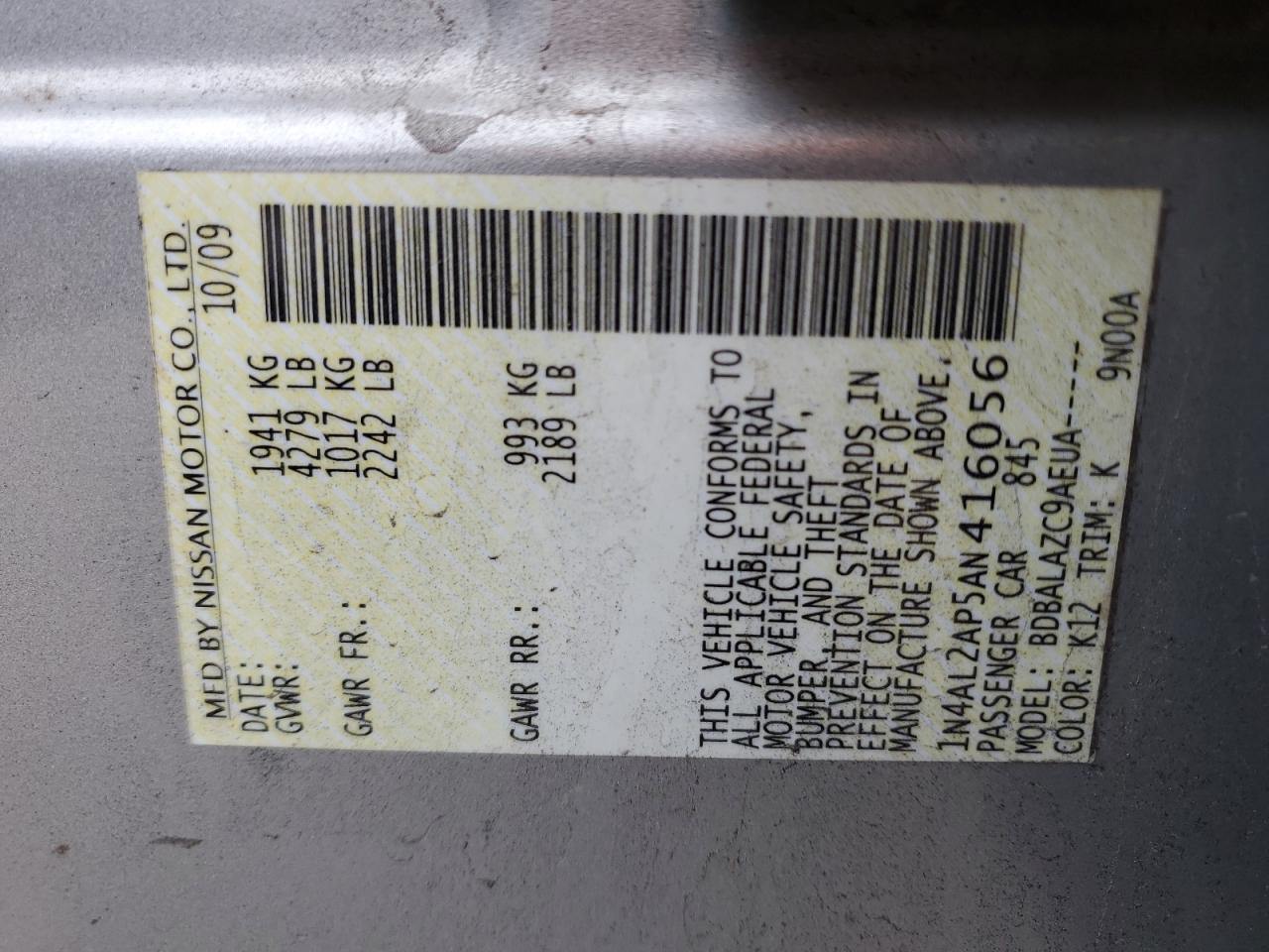 2010 Nissan Altima - Image 13