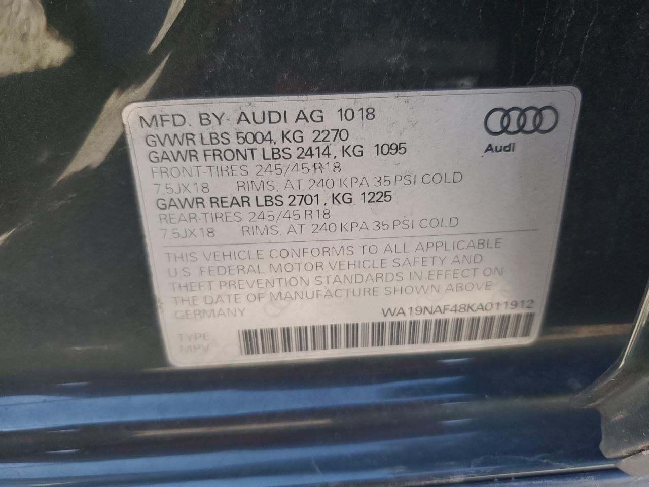 2019 Audi A4 - Image 12