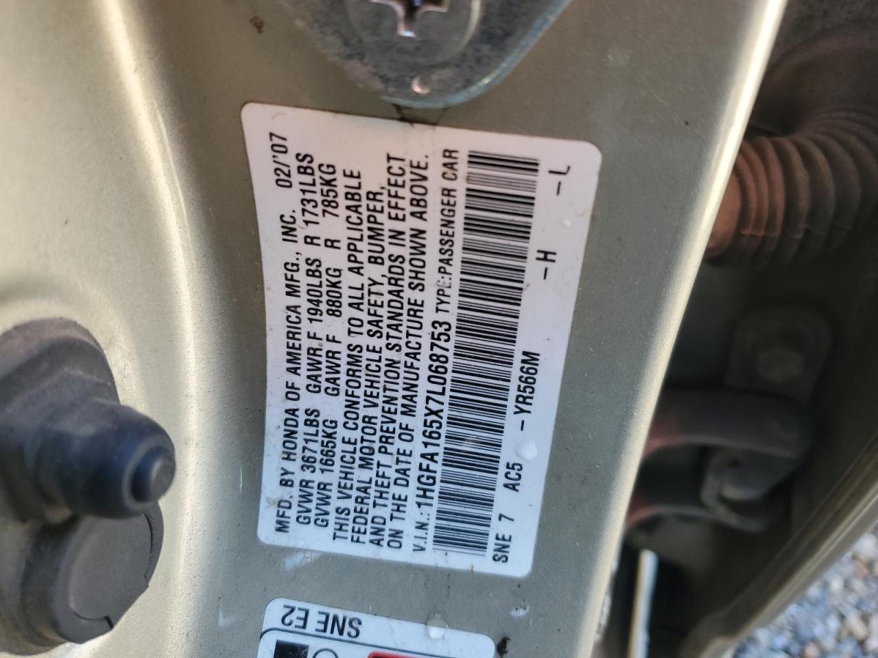 2007 Honda Civic - Image 14