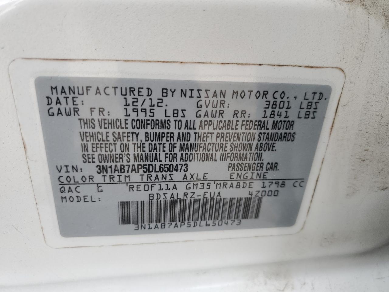 2013 Nissan Sentra - Image 12