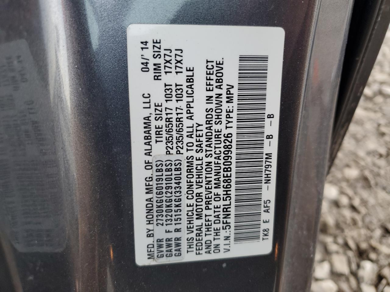 2014 Honda Odyssey - Image 14