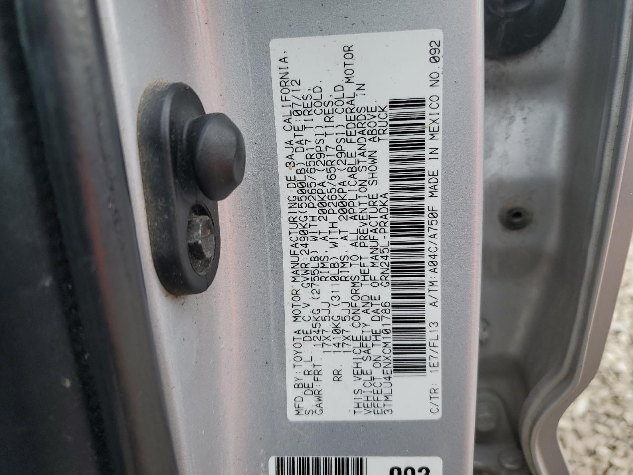 2012 Toyota Tacoma - Image 13