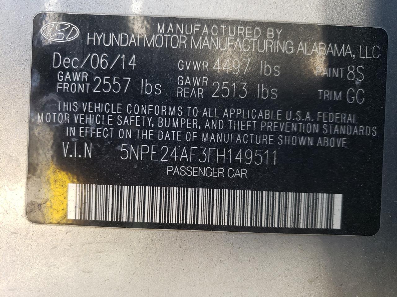 2015 Hyundai Sonata - Image 15