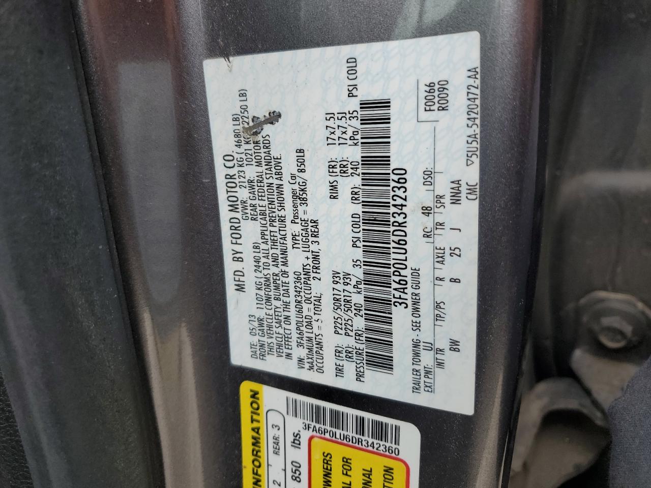 2013 Ford Fusion - Image 12