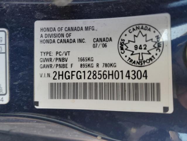 2006 HONDA CIVIC EX