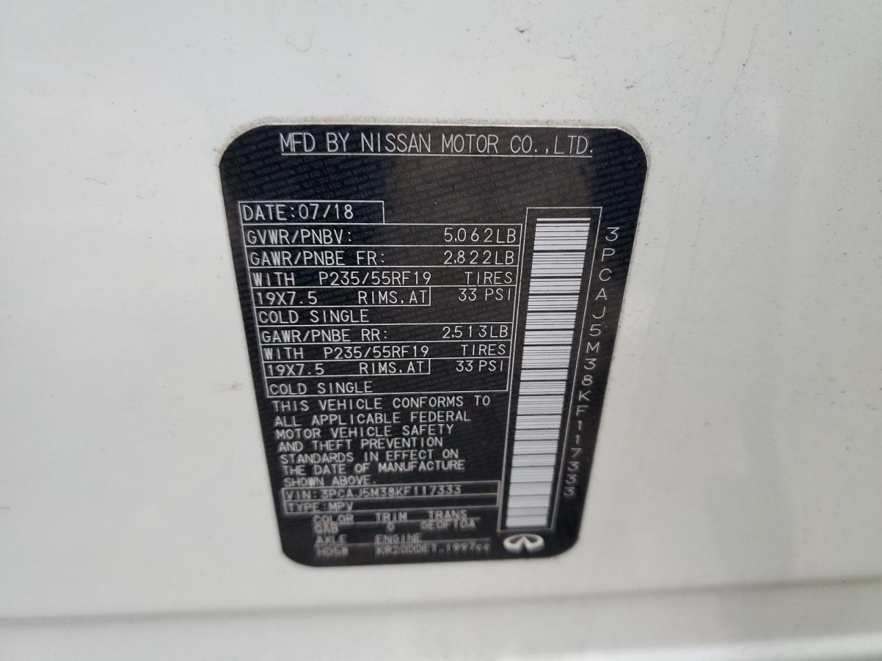 2019 Infiniti QX50 - Image 13