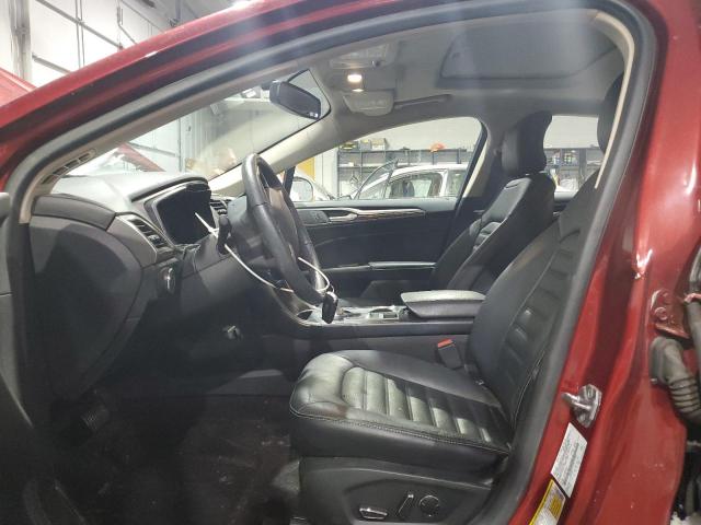 Sedans FORD FUSION 2017 Czerwony