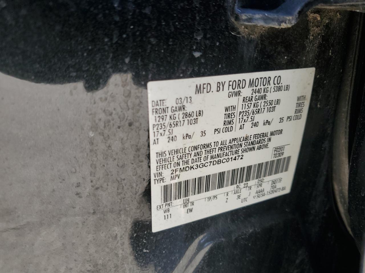 2013 Ford Edge - Image 14
