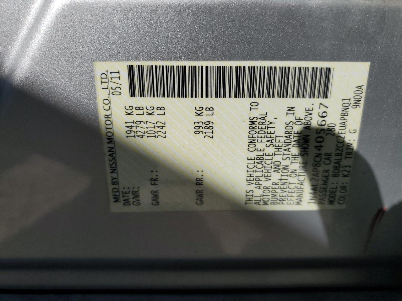 2012 Nissan Altima - Image 12