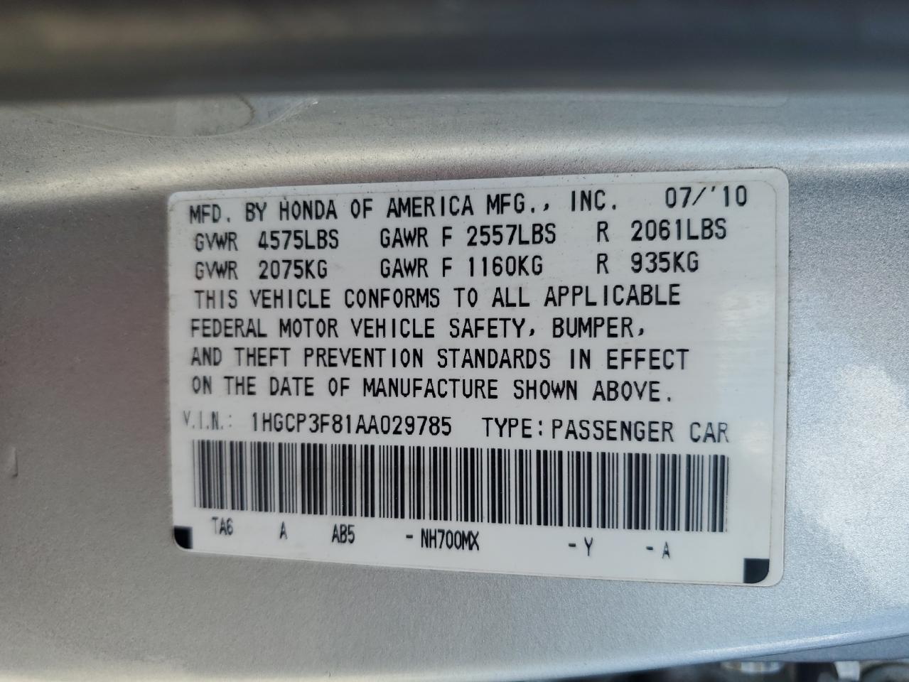 2010 Honda Accord - Image 12