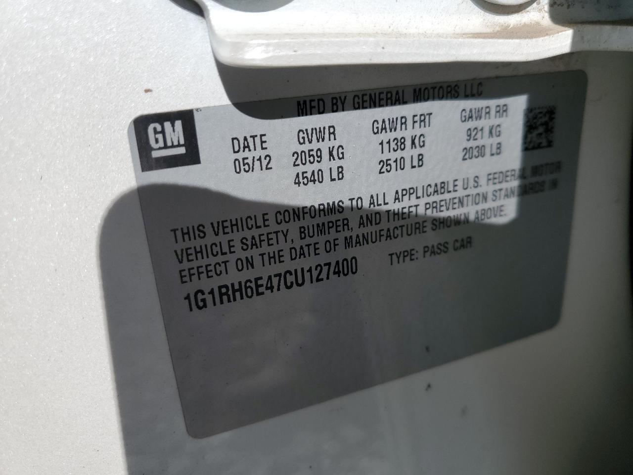 2012 Chevrolet Volt - Image 12