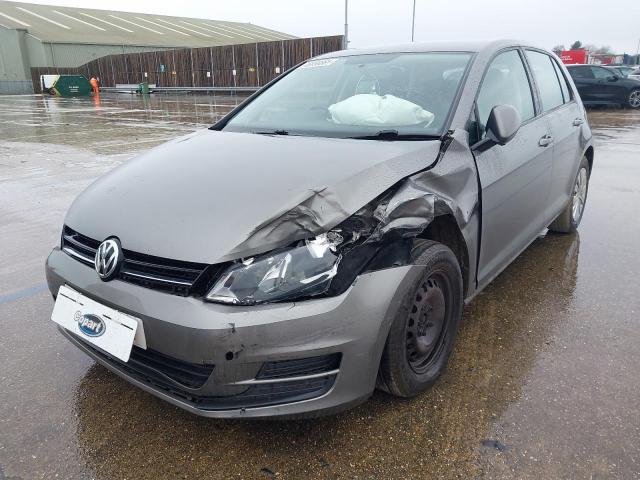 2014 VOLKSWAGEN GOLF S BLU for sale at Copart NEWBURY