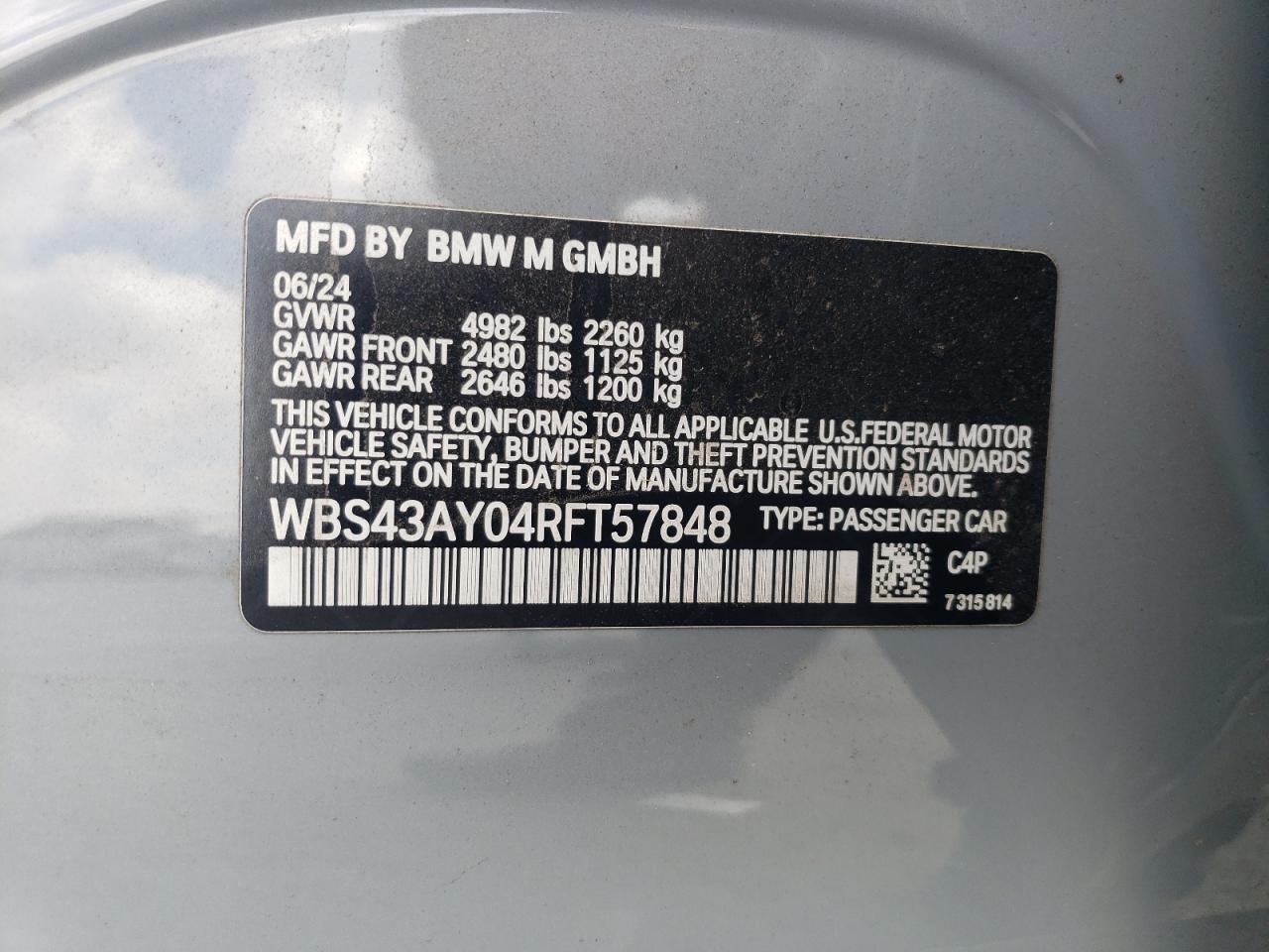2024 BMW M3 - Image 12