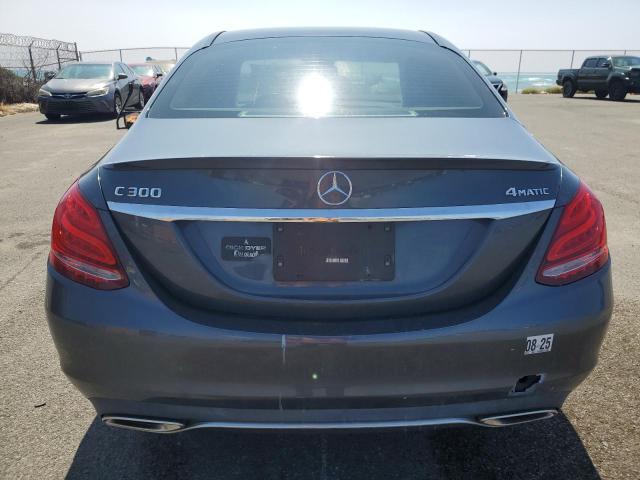  MERCEDES-BENZ C-CLASS 2016 Сірий