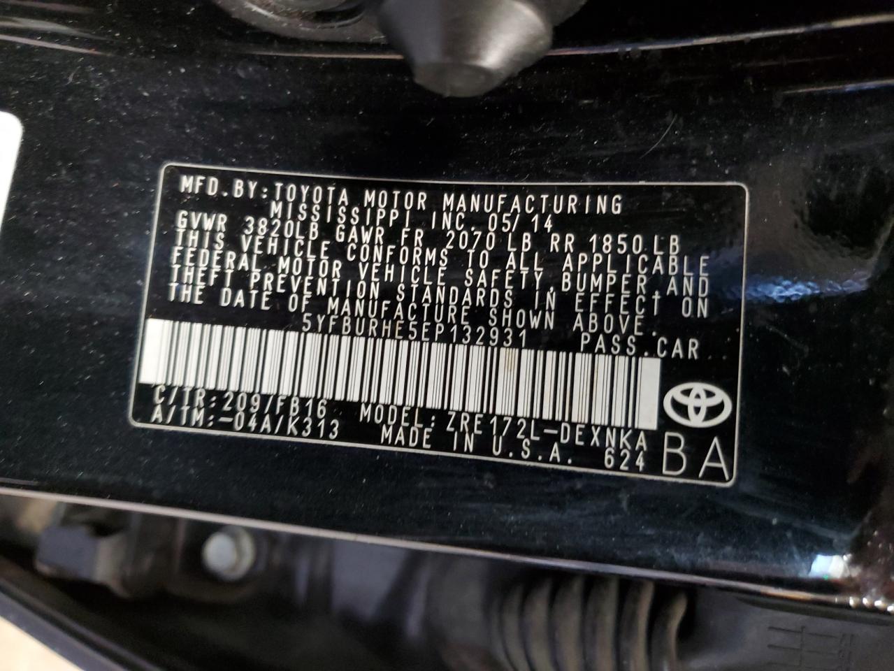 2014 Toyota Corolla - Image 12