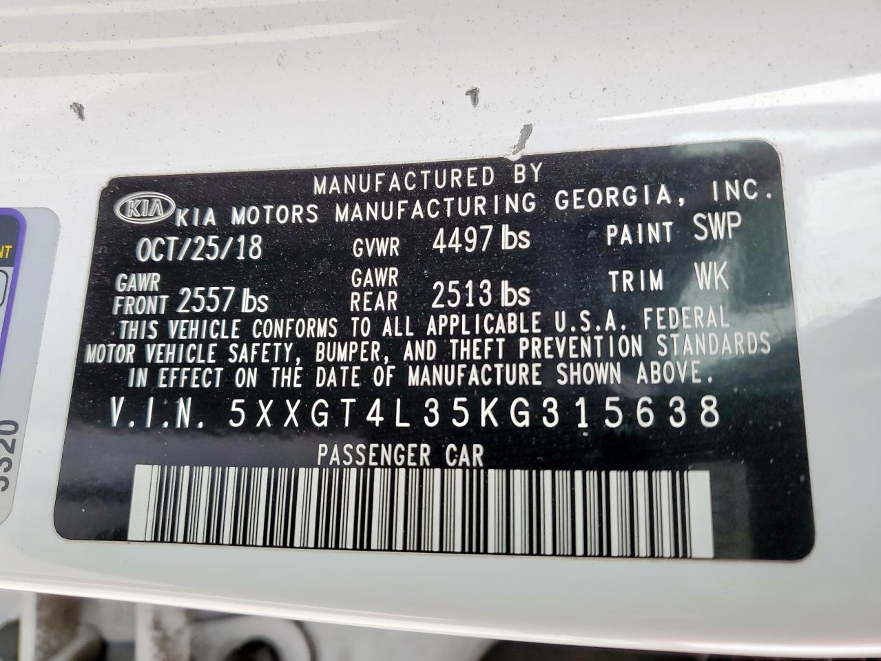 2019 Kia Optima - Image 13