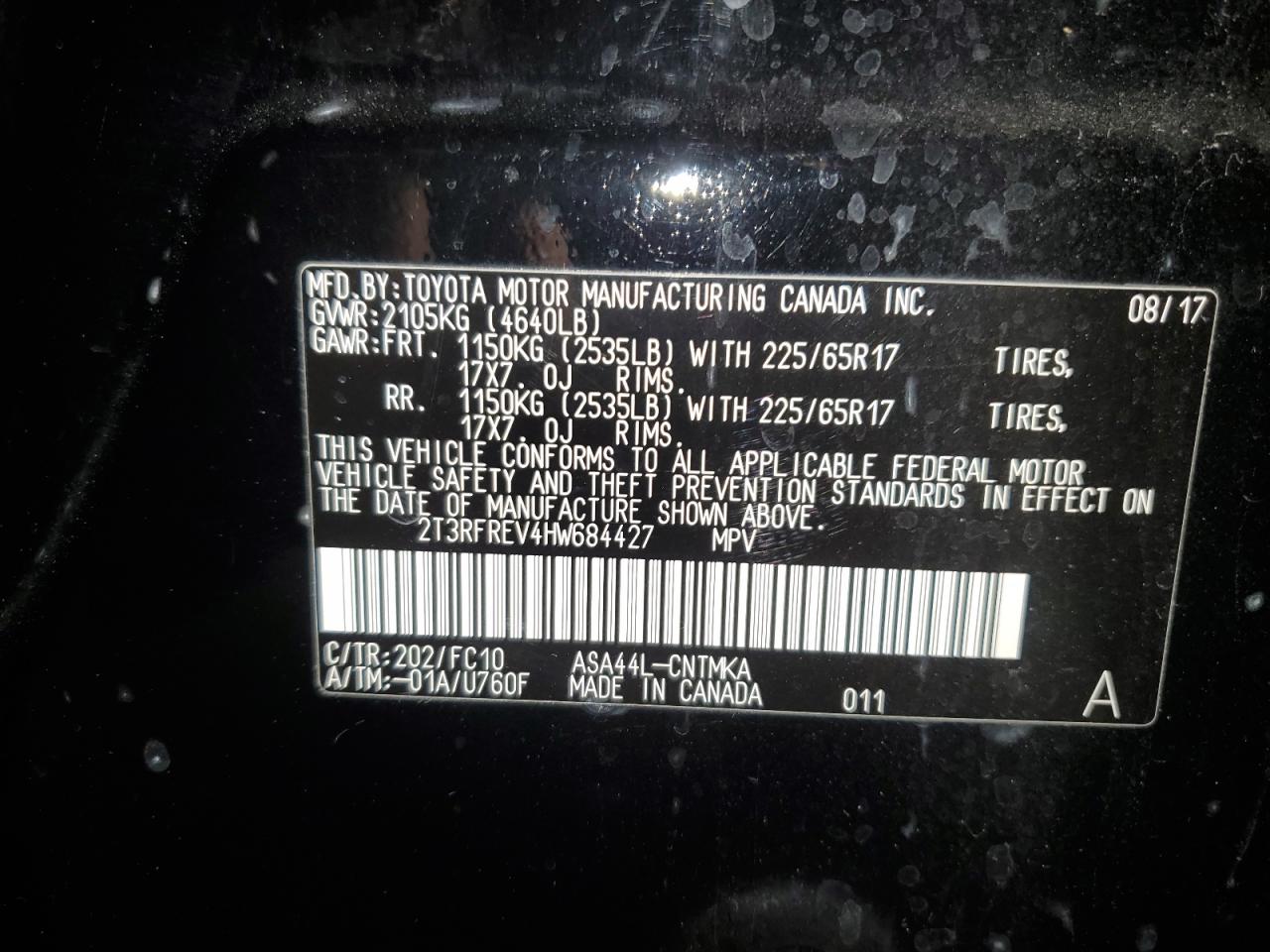 2017 Toyota RAV 4 - Image 13