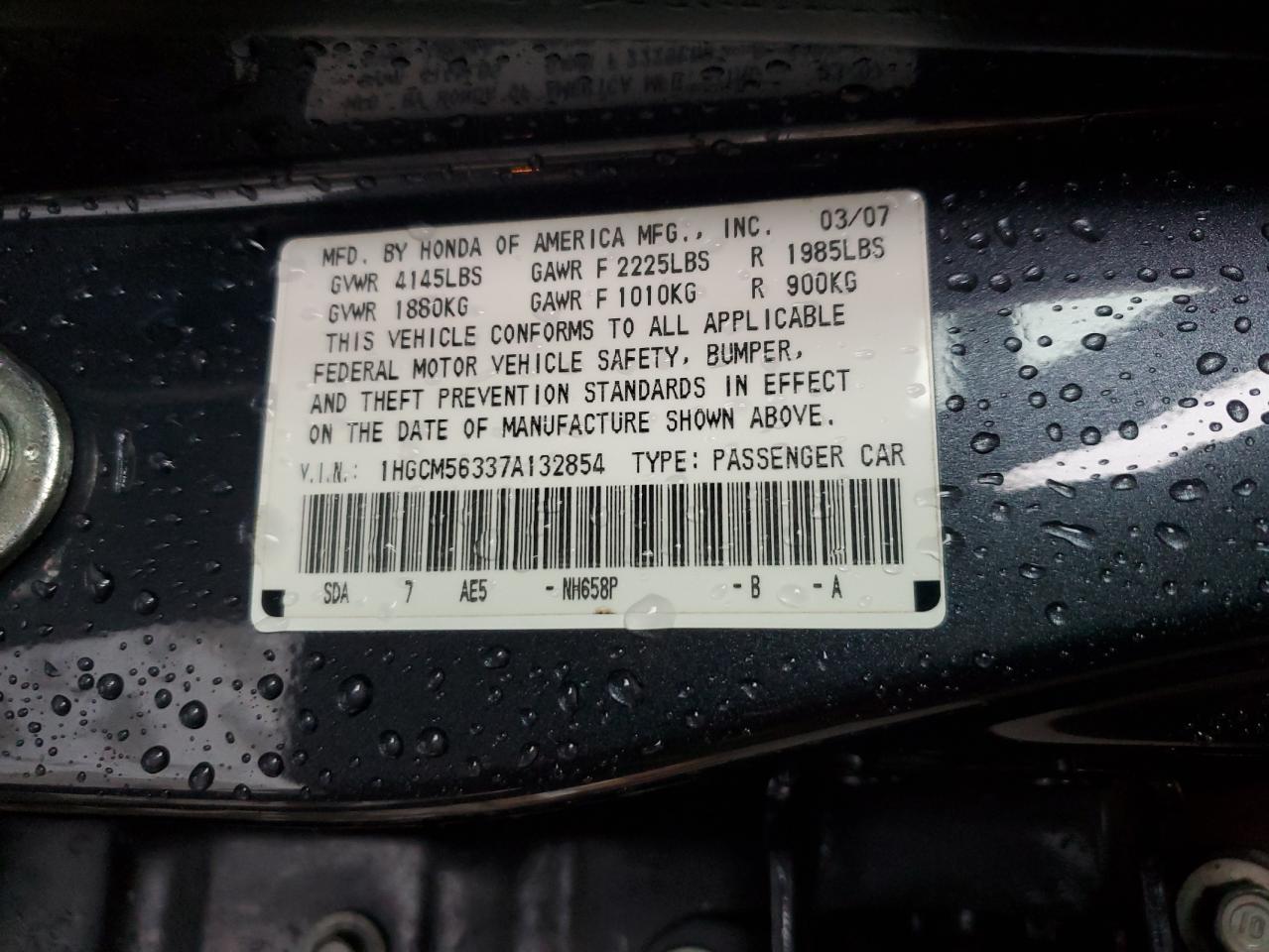 2007 Honda Accord - Image 12