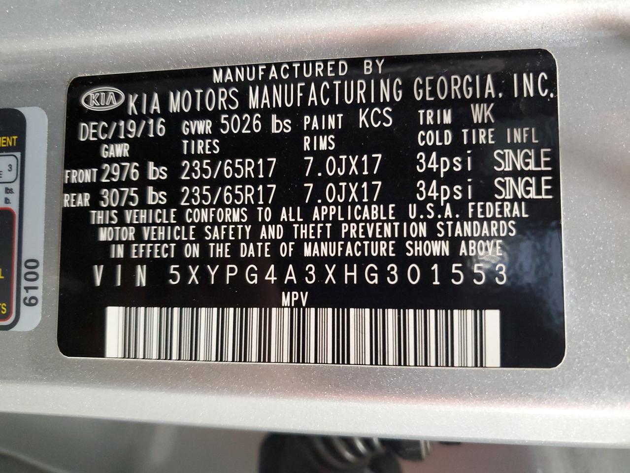 2017 Kia Sorento - Image 14