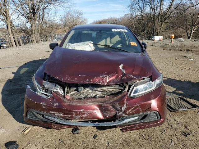  HONDA CIVIC 2015 Czerwony