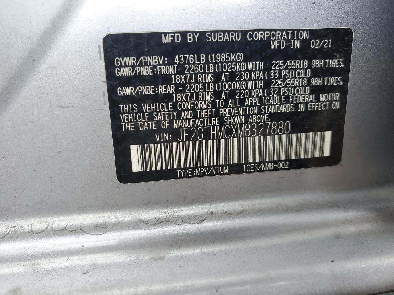 2021 Subaru XV - Image 15