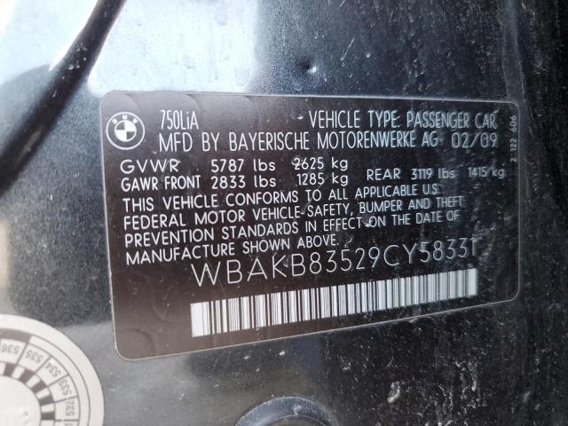 2009 BMW 750 LI