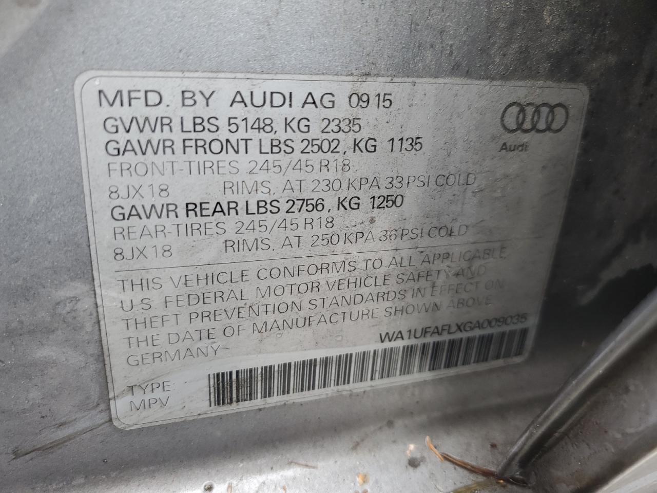 2016 Audi A4 - Image 14