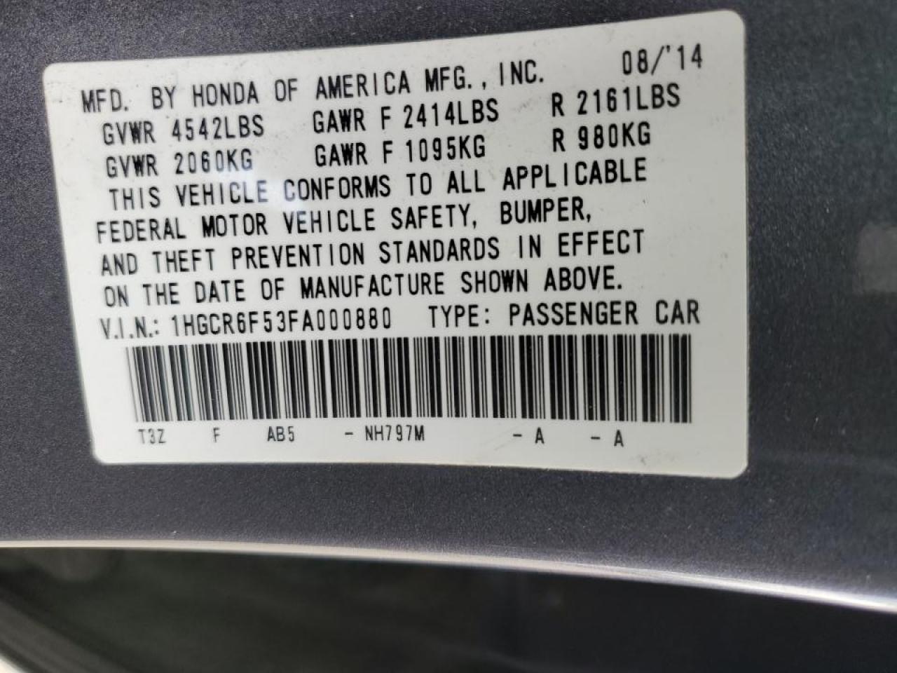 2015 Honda Accord - Image 12