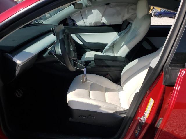  TESLA MODEL Y 2021 Красный