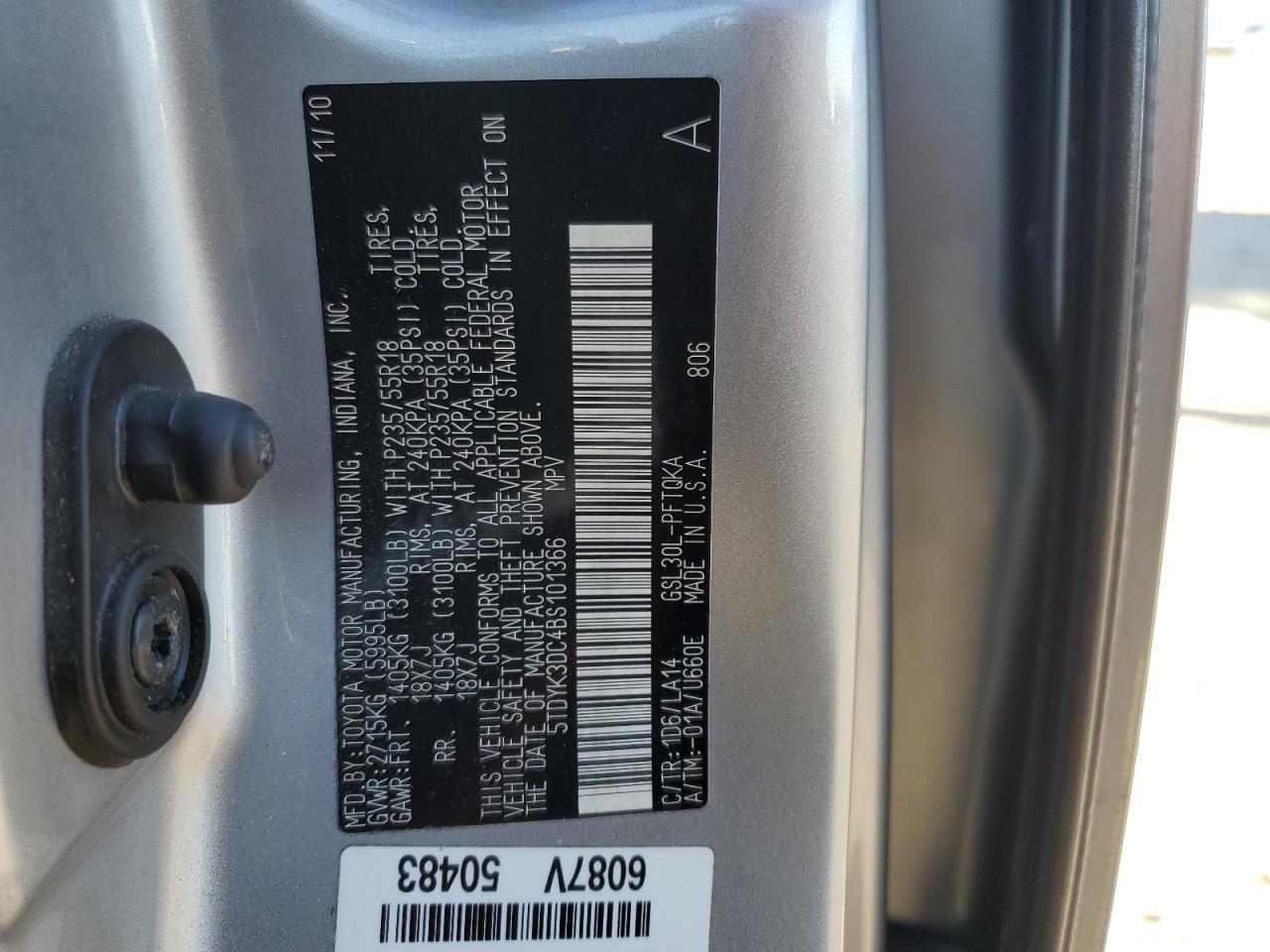 2011 Toyota Sienna - Image 14