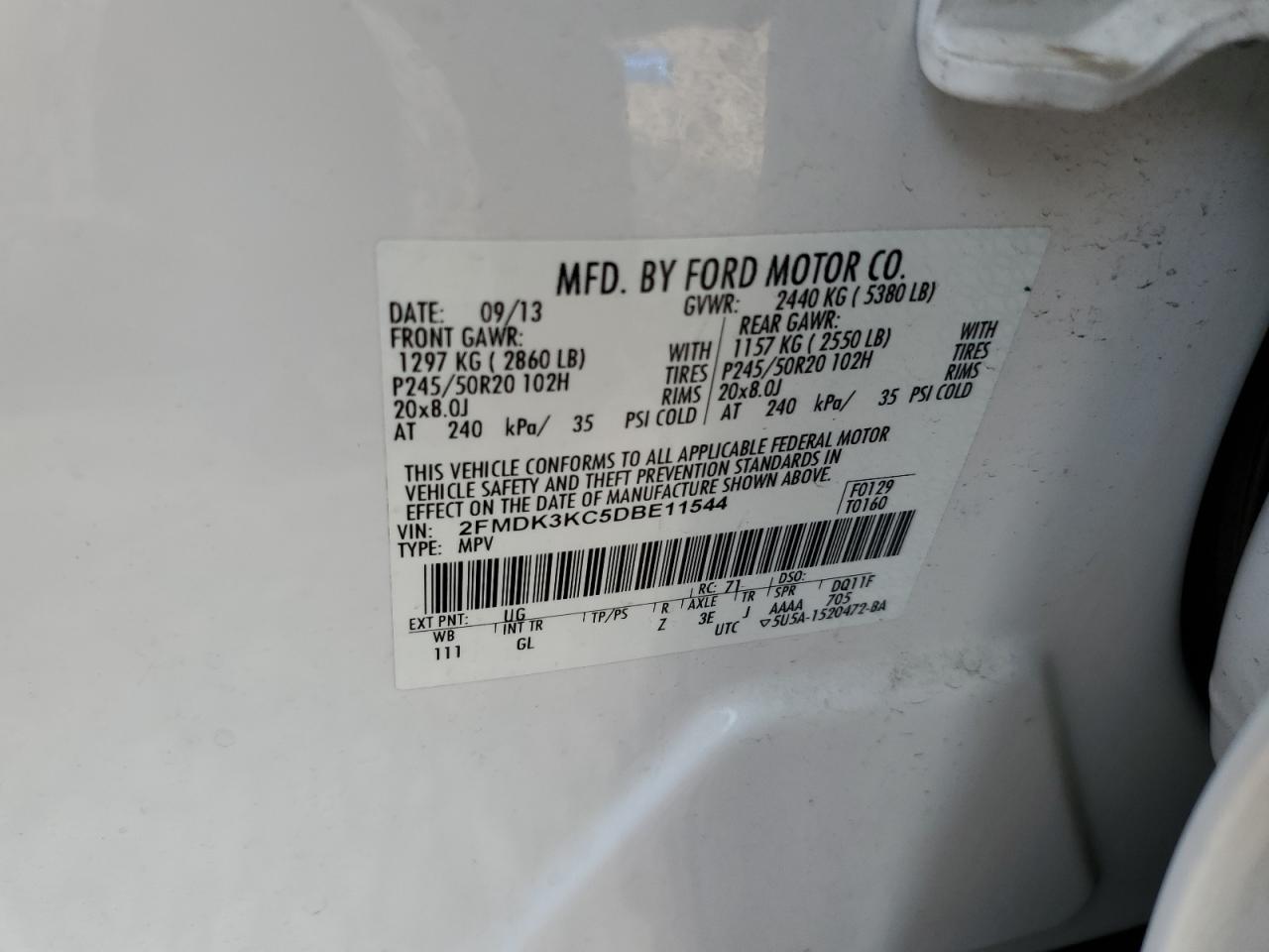 2013 Ford Edge - Image 15