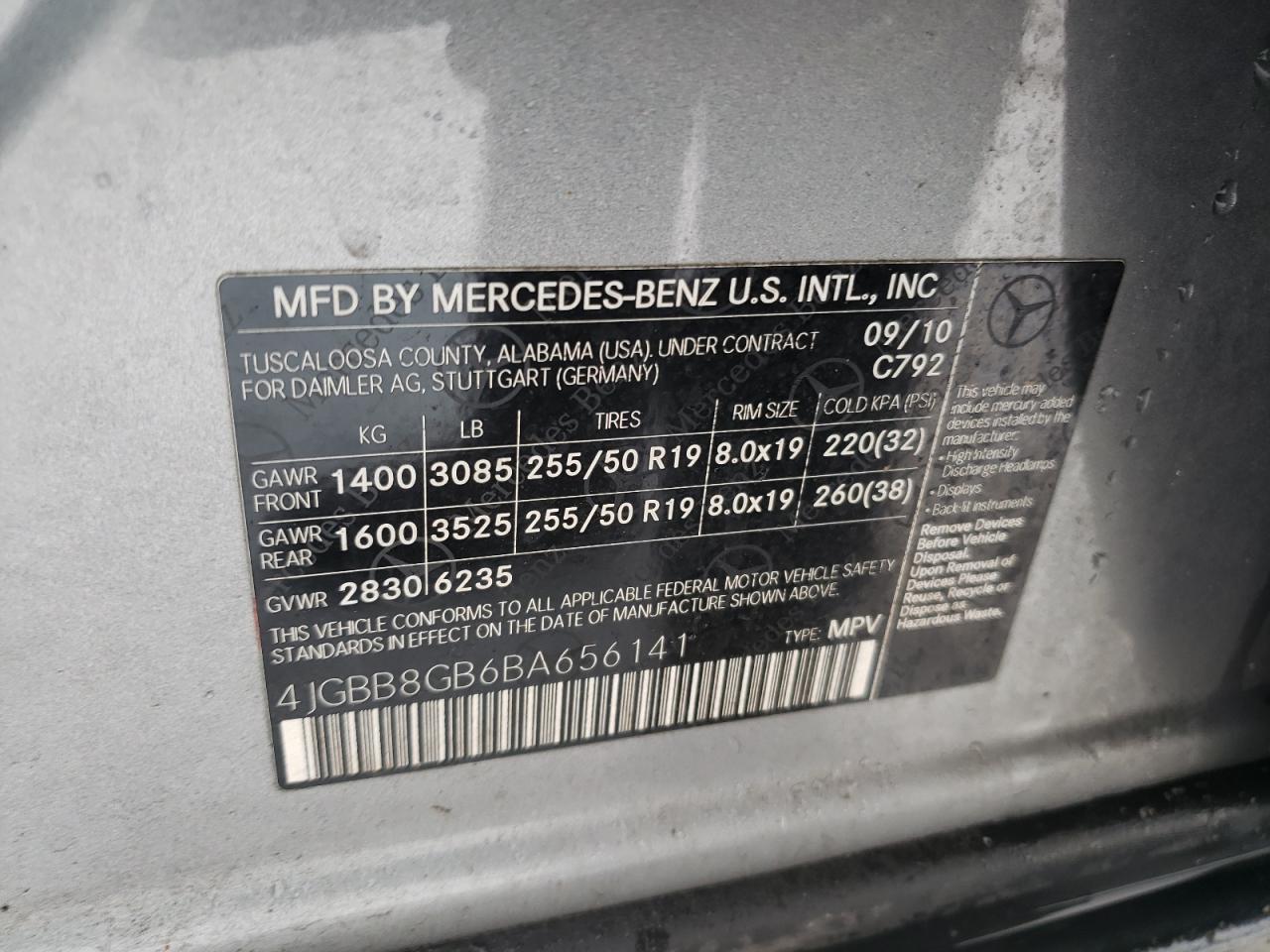 2011 Mercedes-Benz M-klasse - Image 12