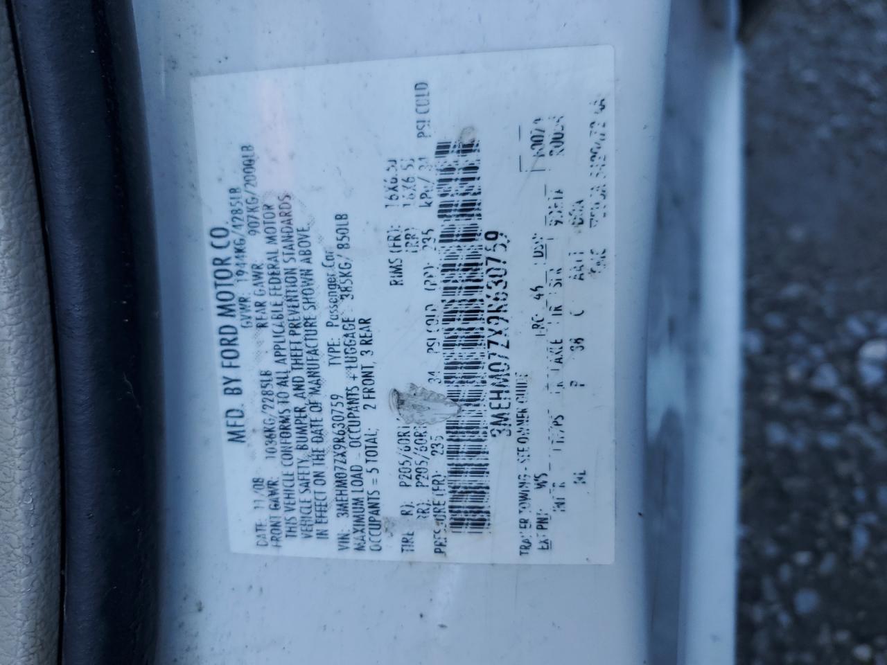 2009 Mercury Milan - Image 12