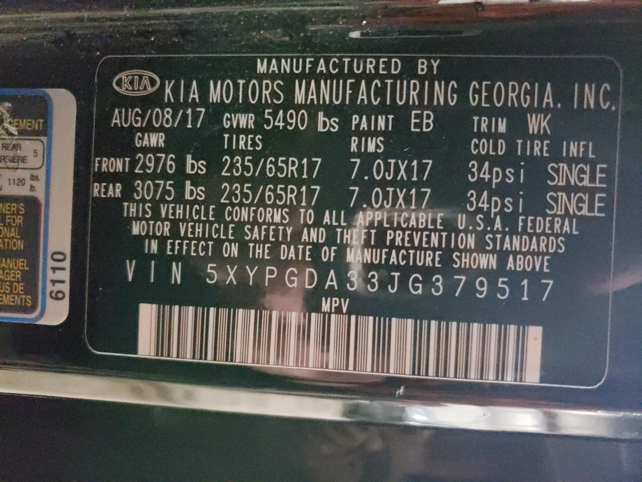 2018 Kia Sorento - Image 13