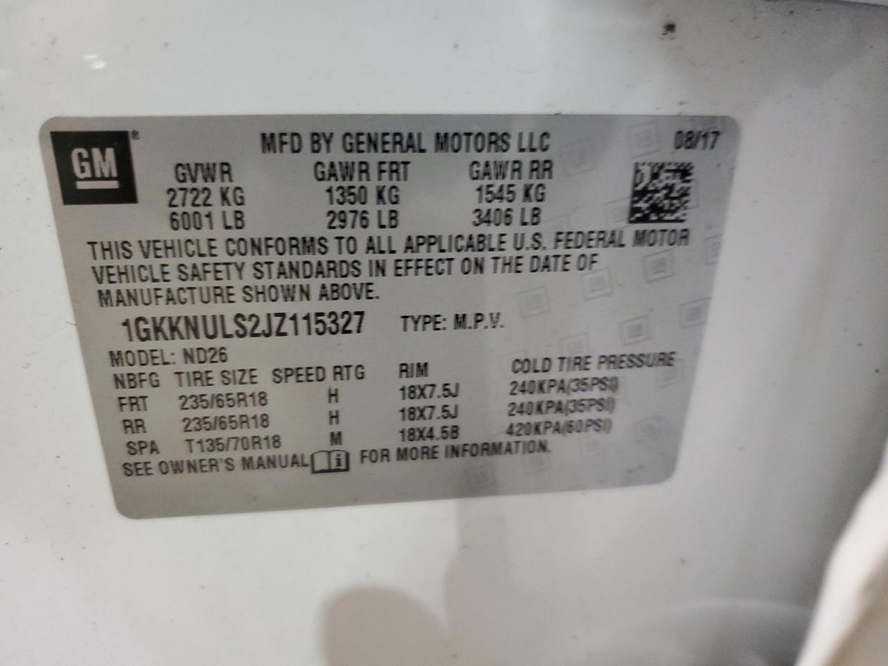 2018 GMC Acadia - Image 14