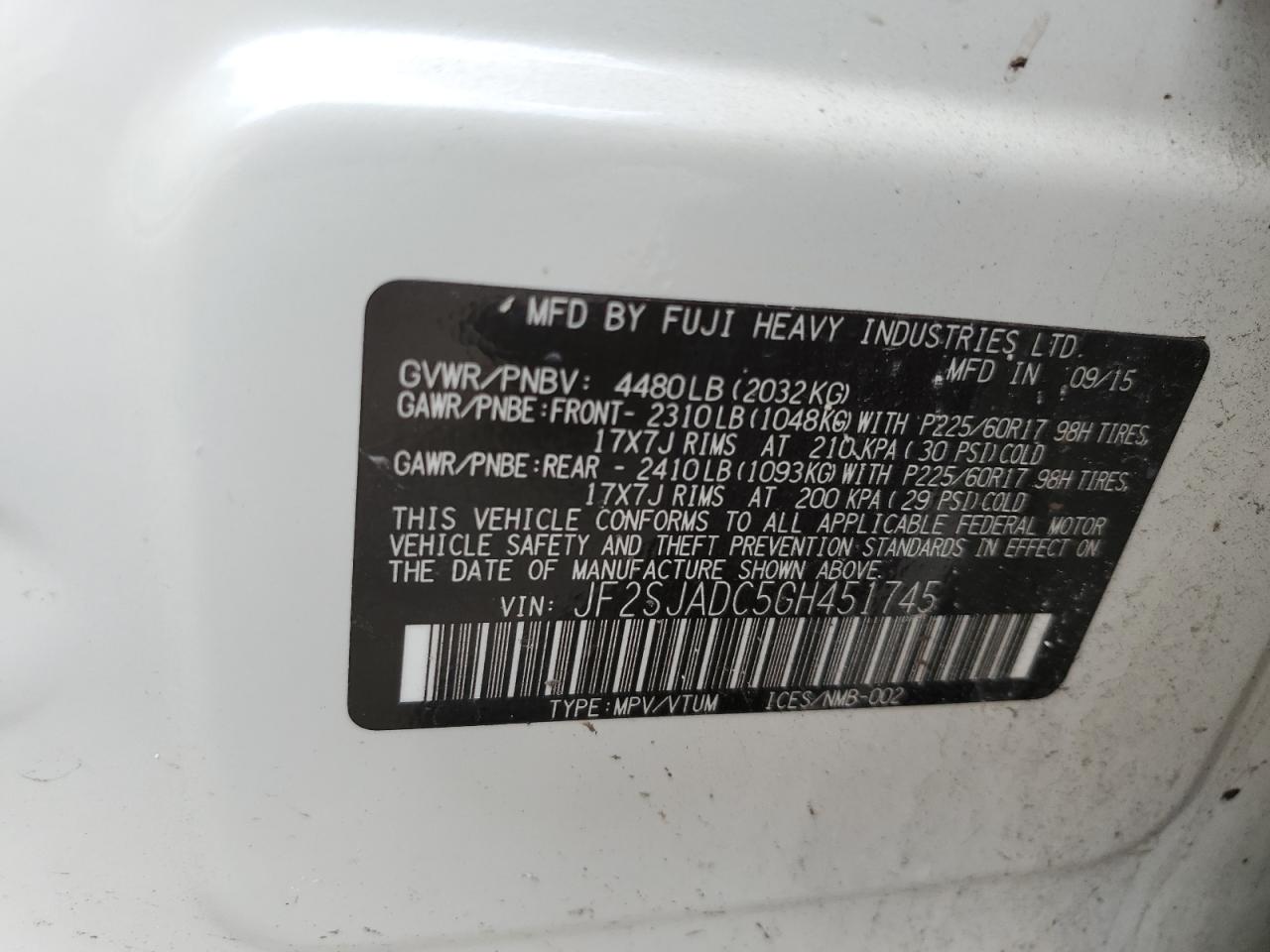 2016 Subaru Forester - Image 15