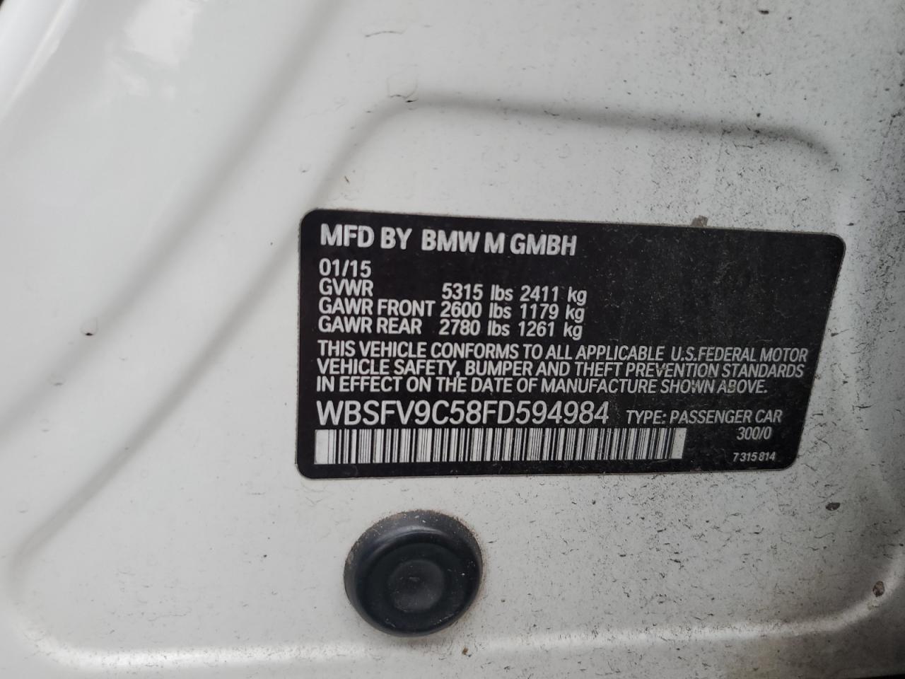 2015 BMW M5 - Image 14