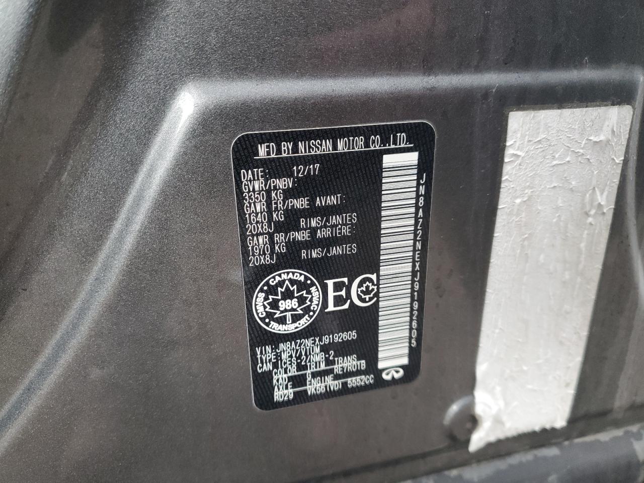 2018 Infiniti QX80 - Image 15