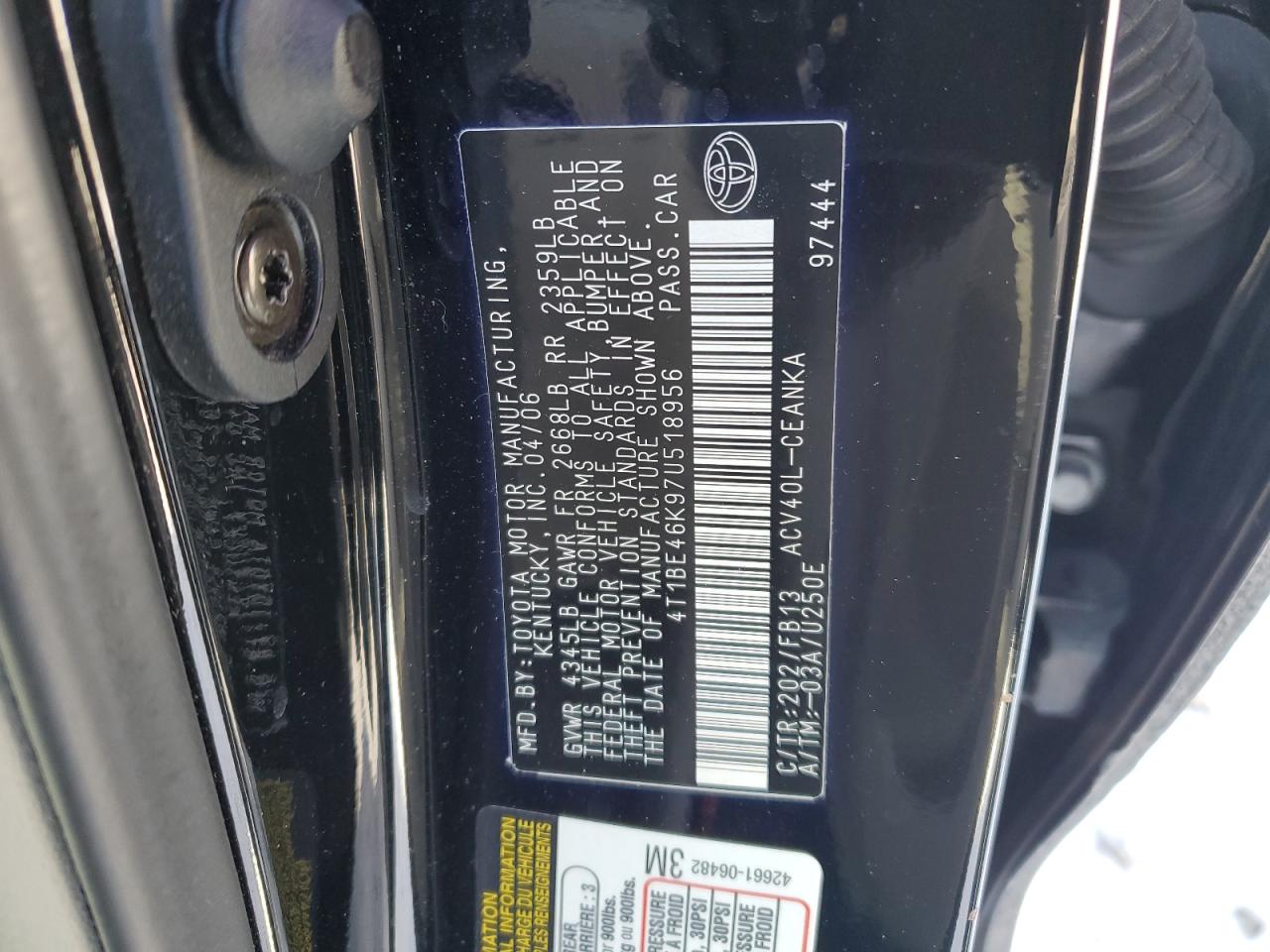 2007 Toyota Camry - Image 12