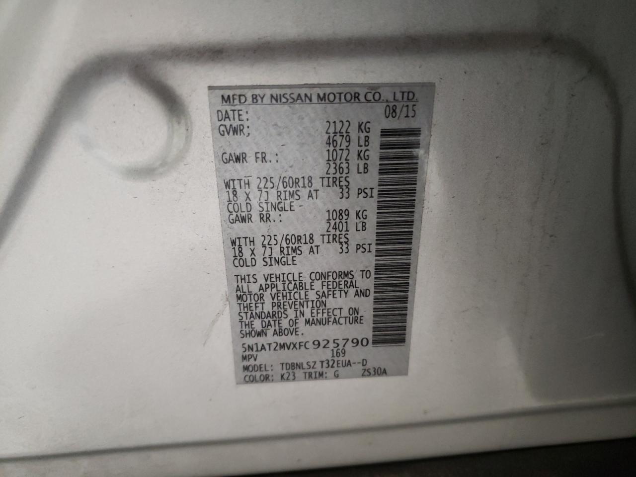 2015 Nissan Rogue - Image 13