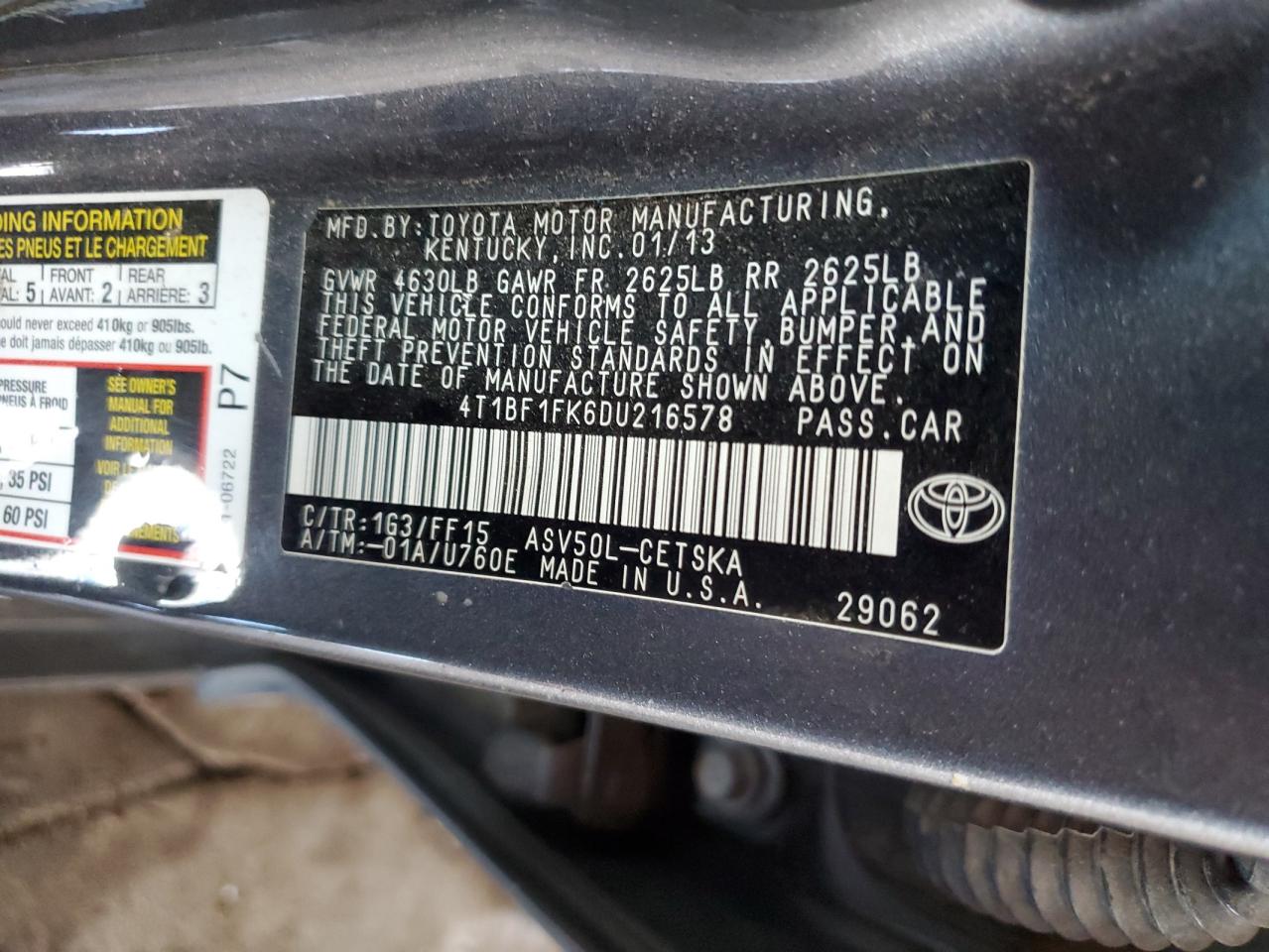 2013 Toyota Camry - Image 13