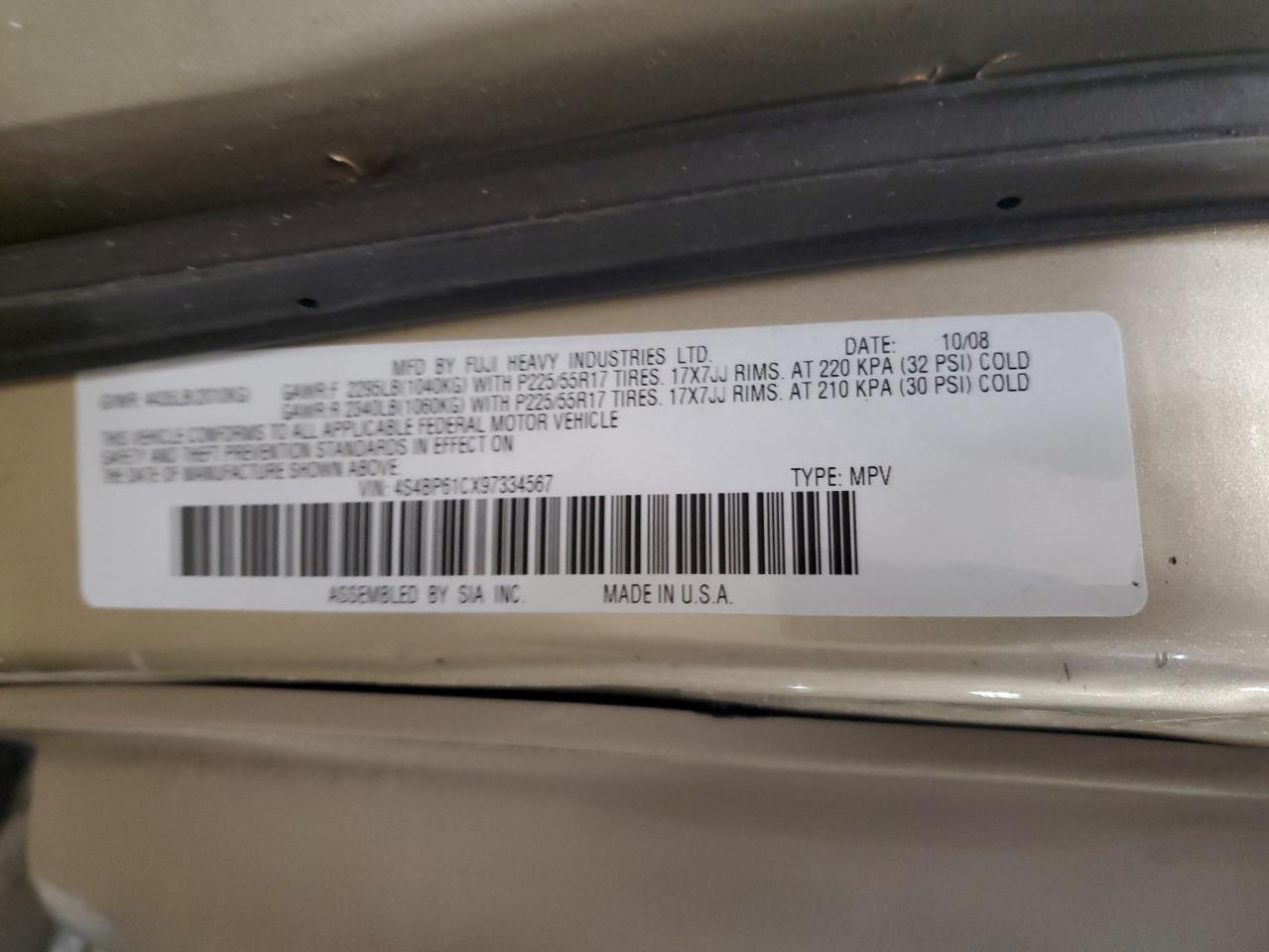 2009 Subaru Outback - Image 12